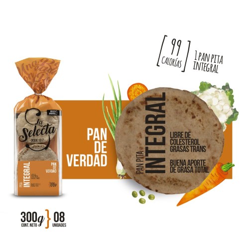 pán pita integral selecta